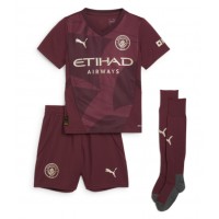 Dětský fotbalový dres Manchester City Jack Grealish #10 2024-25 Třetí Krátký Rukáv (+ trenýrky)